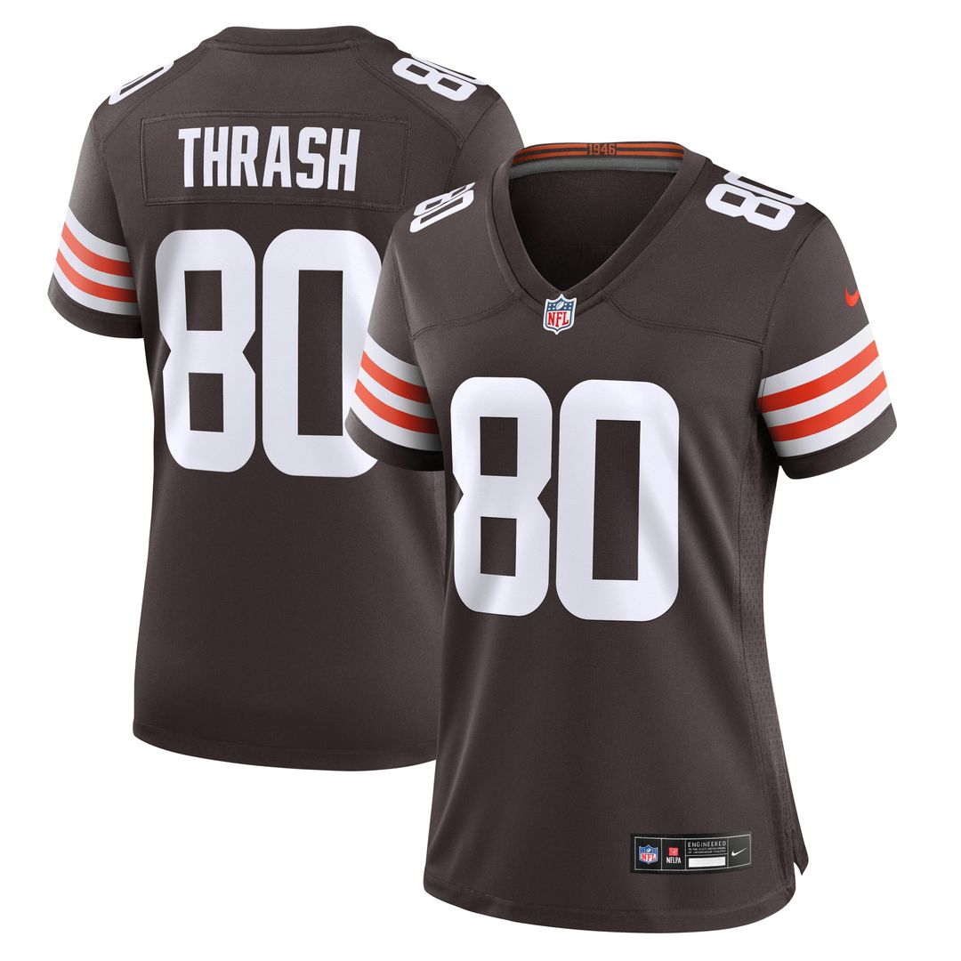 Jamari Thrash Cleveland Browns Nike Women's Game Jersey - Brown Official NFL Team Apparel Football Fan Gear
