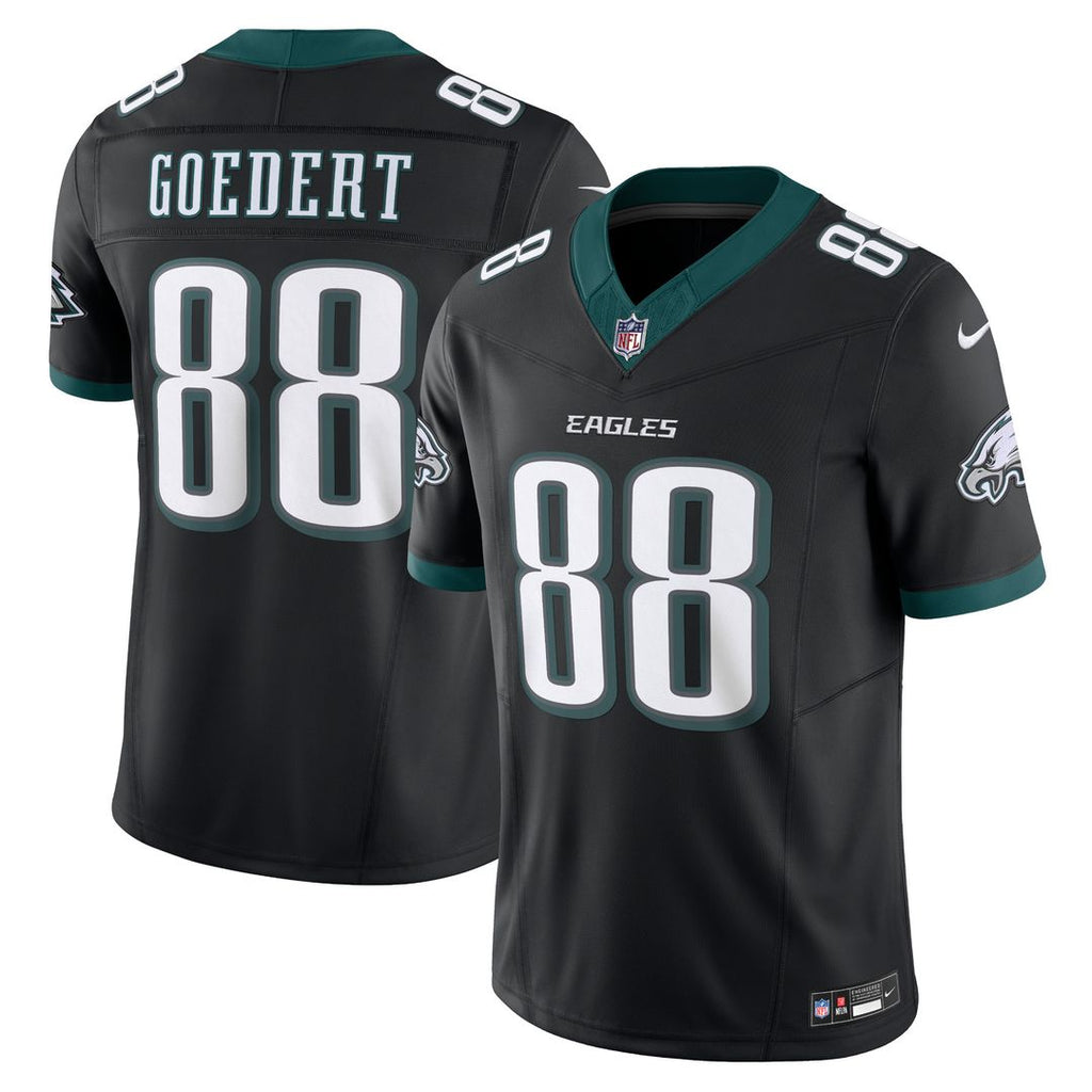 Dallas Goedert Philadelphia Eagles Nike Alternate Vapor F.U.S.E. Limited Jersey - Black Official NFL Team Apparel Football Fan Gear