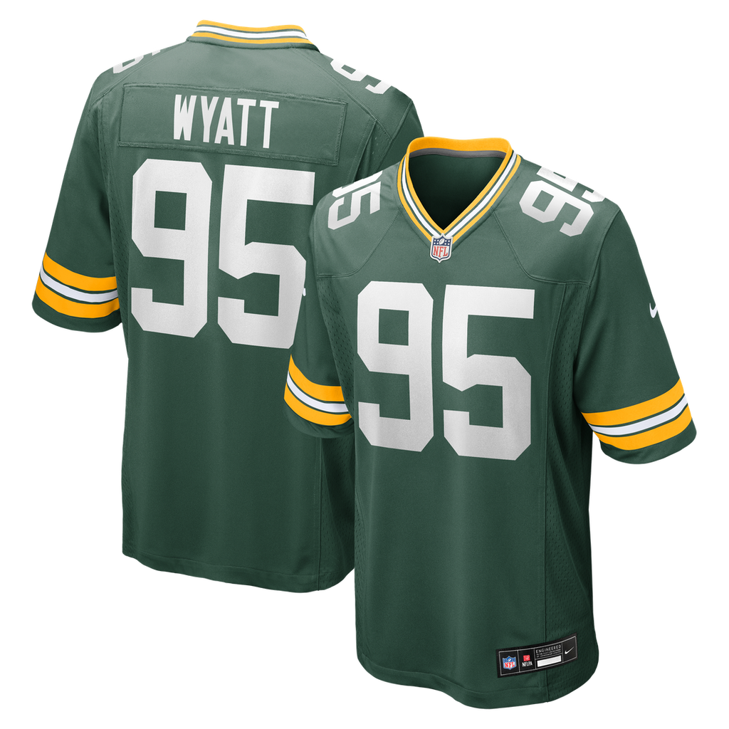 Devonte Wyatt Green Bay Packers Nike Player Game Jersey - Green Official NFL Team Apparel Football Fan Gear