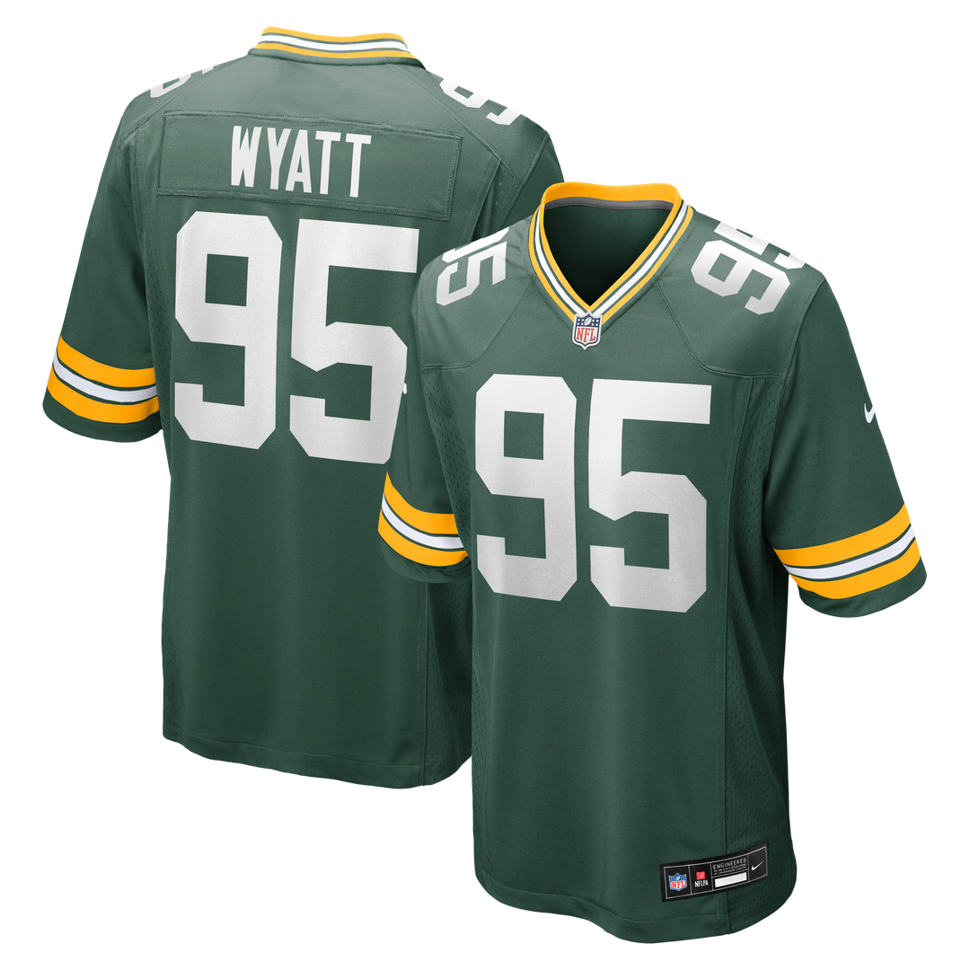 Devonte Wyatt Green Bay Packers Nike Player Game Jersey - Green Official NFL Team Apparel Football Fan Gear