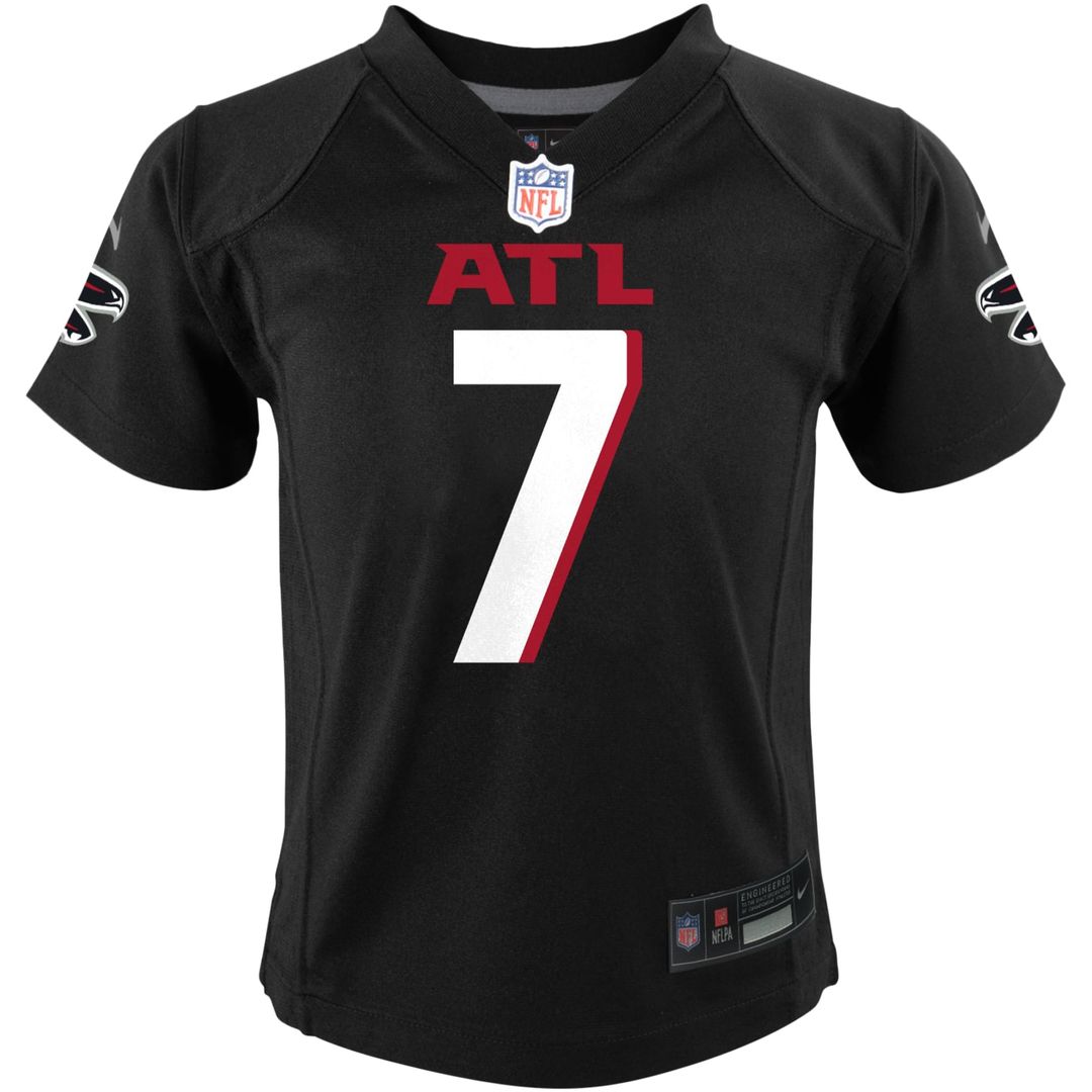Bijan Robinson Atlanta Falcons Nike Toddler Game Jersey - Black Official NFL Team Apparel Football Fan Gear