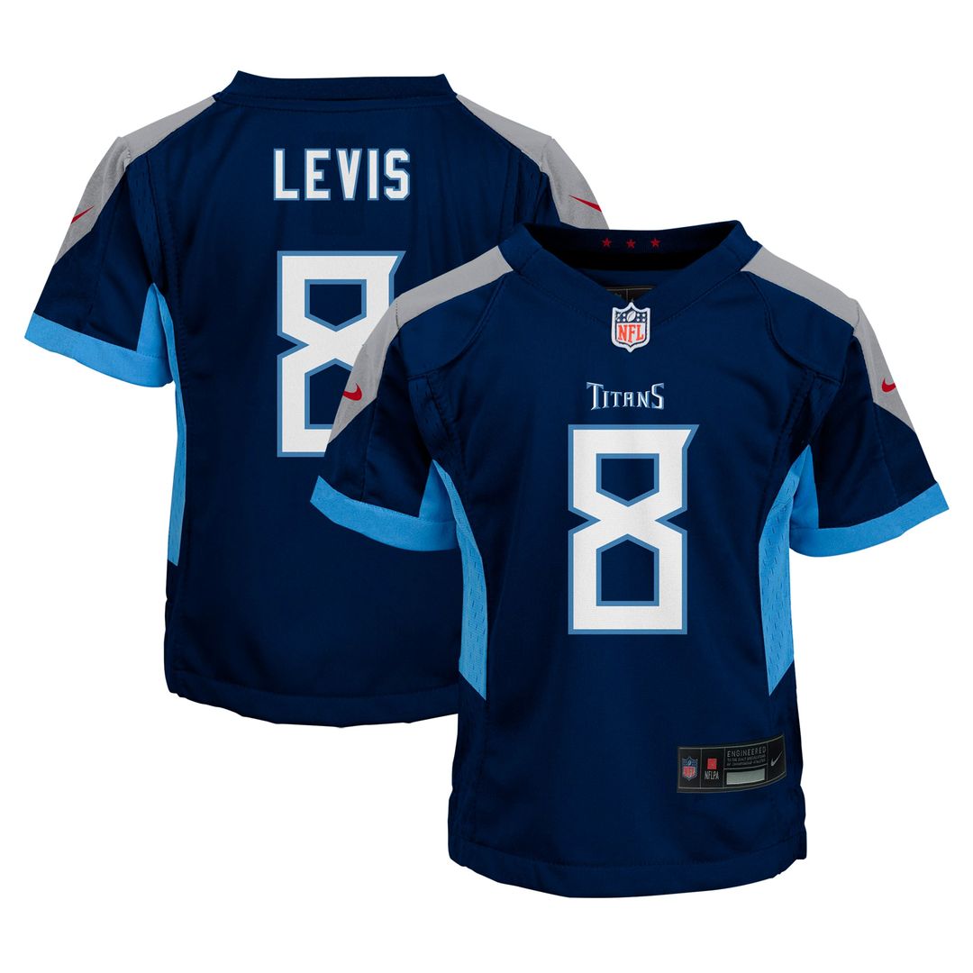 Will Levis Tennessee Titans Nike Preschool Game Jersey - Navy Official NFL Team Apparel Football Fan Gear