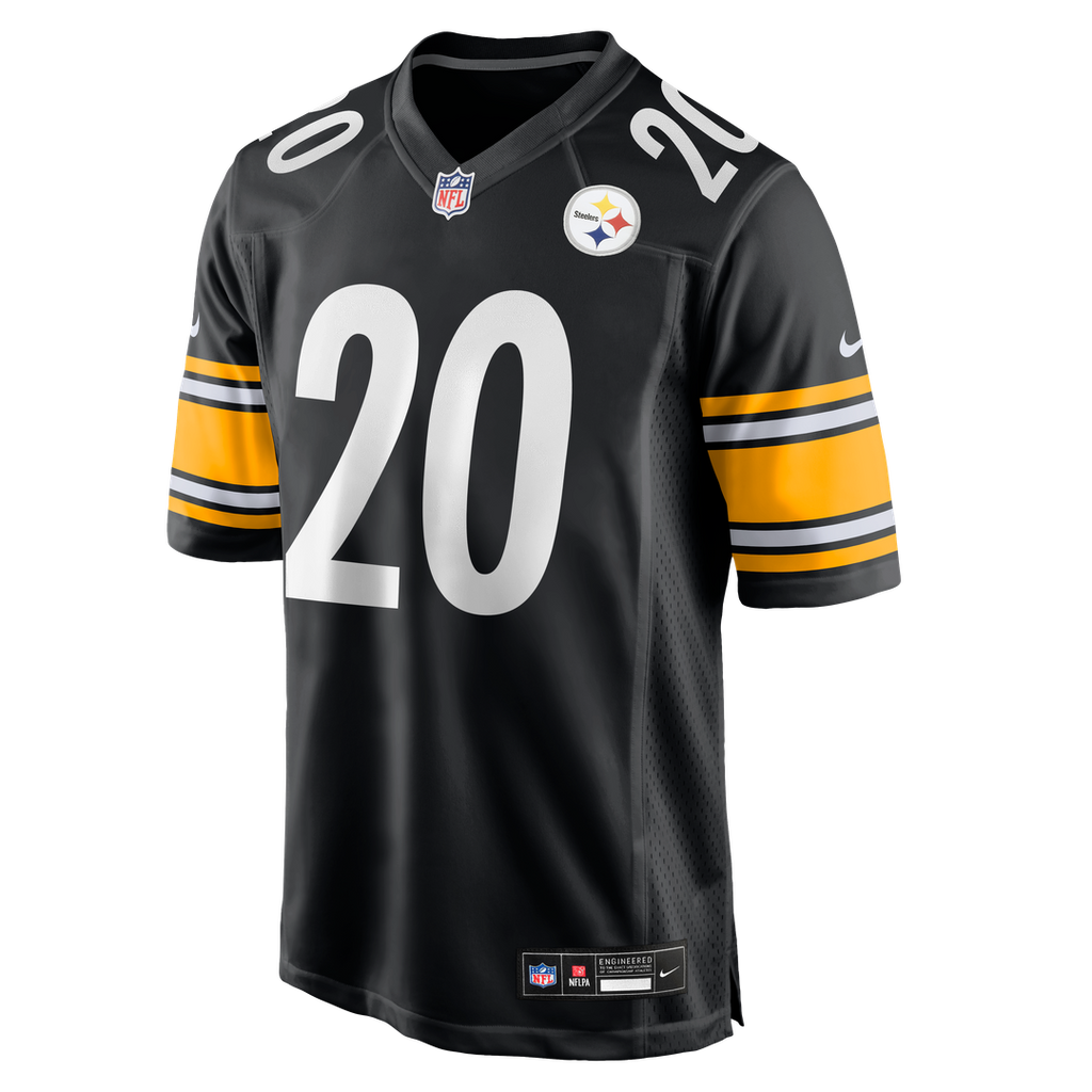 Kaleb Johnson Pittsburgh Steelers Nike Team Game Jersey - Black Official NFL Team Apparel Football Fan Gear
