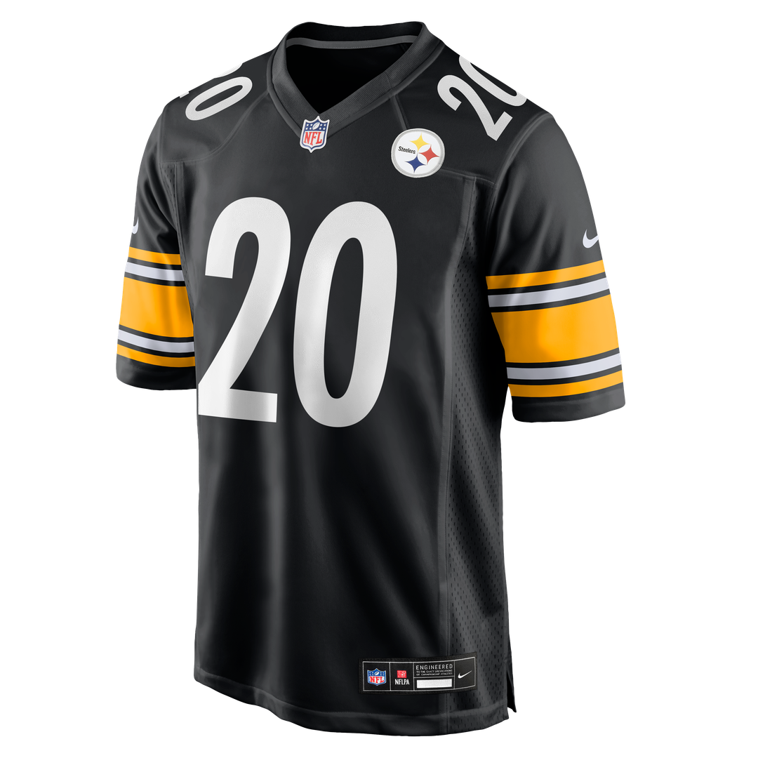 Kaleb Johnson Pittsburgh Steelers Nike Team Game Jersey - Black Official NFL Team Apparel Football Fan Gear