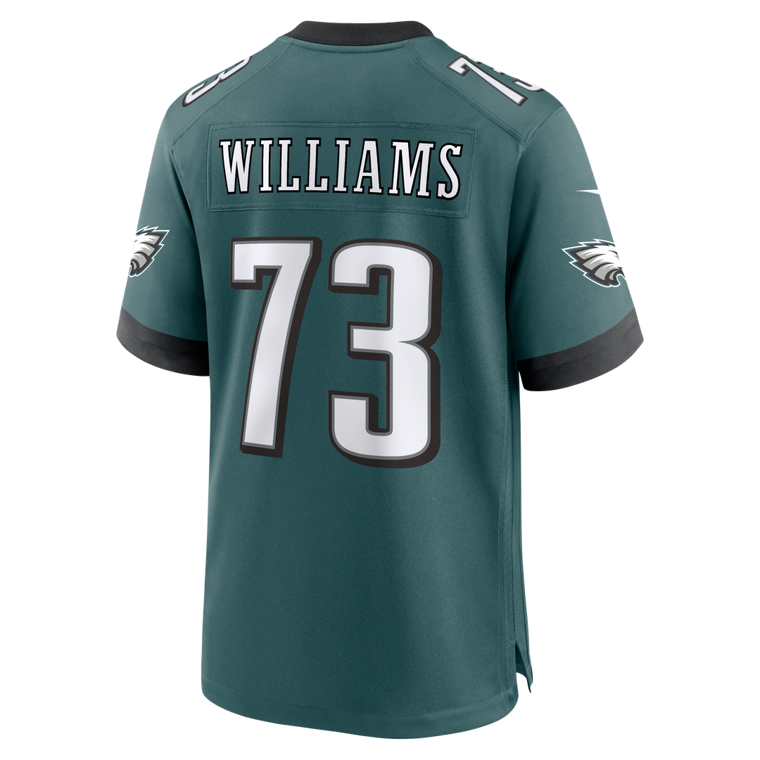 Cameron Williams Philadelphia Eagles Nike Team Game Jersey - Midnight Green Official NFL Team Apparel Football Fan Gear