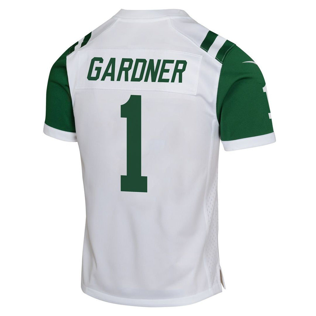 Ahmad Sauce Gardner New York Jets Nike Youth Game Jersey - White Official NFL Team Apparel Football Fan Gear