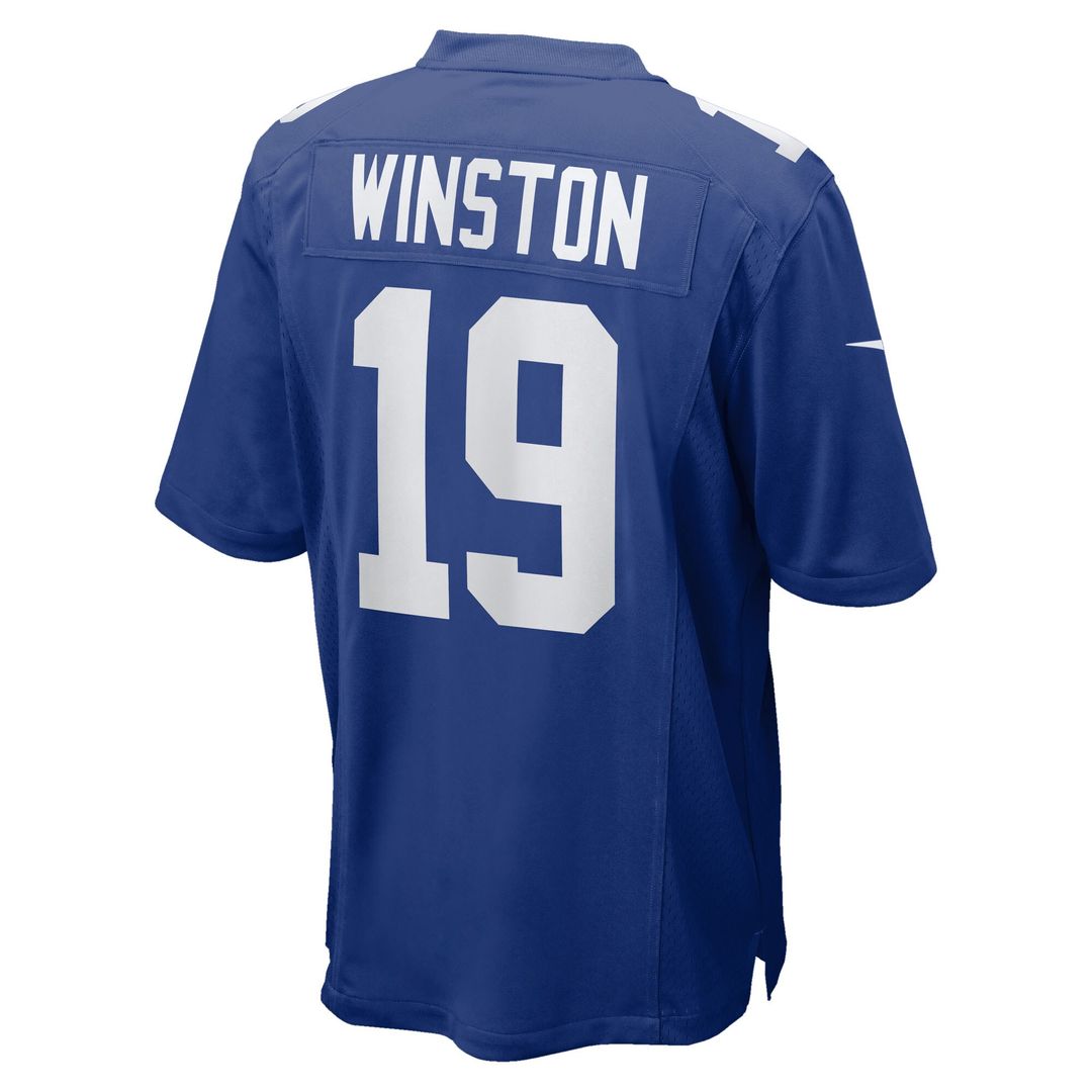 Jameis Winston New York Giants Nike Team Game Jersey - Royal Official NFL Team Apparel Football Fan Gear