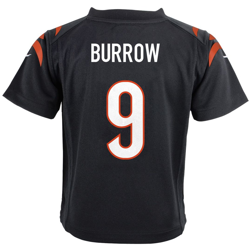 Joe Burrow Cincinnati Bengals Nike Infant Team Player Game Jersey - Black Official NFL Team Apparel Football Fan Gear