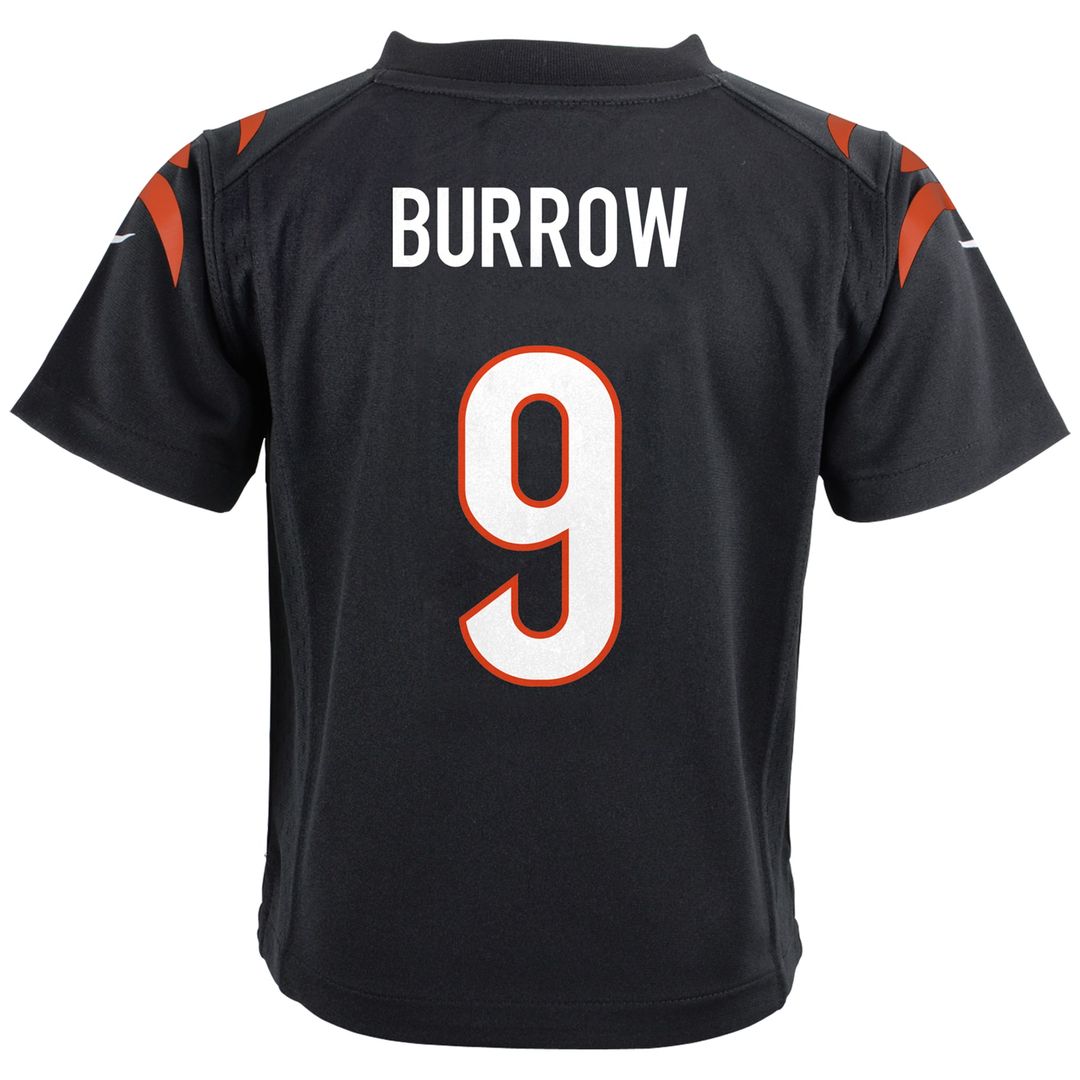 Joe Burrow Cincinnati Bengals Nike Infant Team Player Game Jersey - Black Official NFL Team Apparel Football Fan Gear