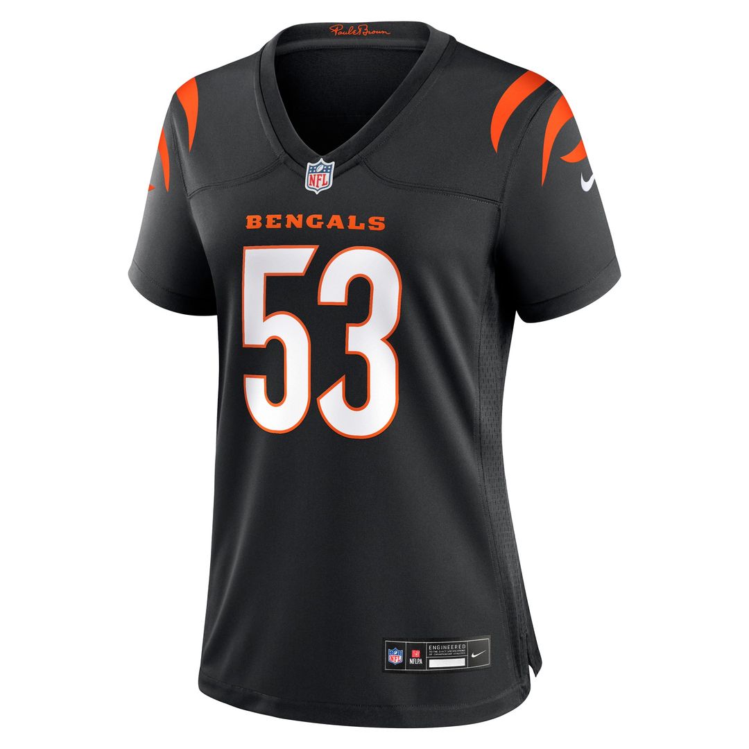 Boye Mafe Cincinnati Bengals Nike Women's Team Game Jersey - Black Official NFL Team Apparel Football Fan Gear