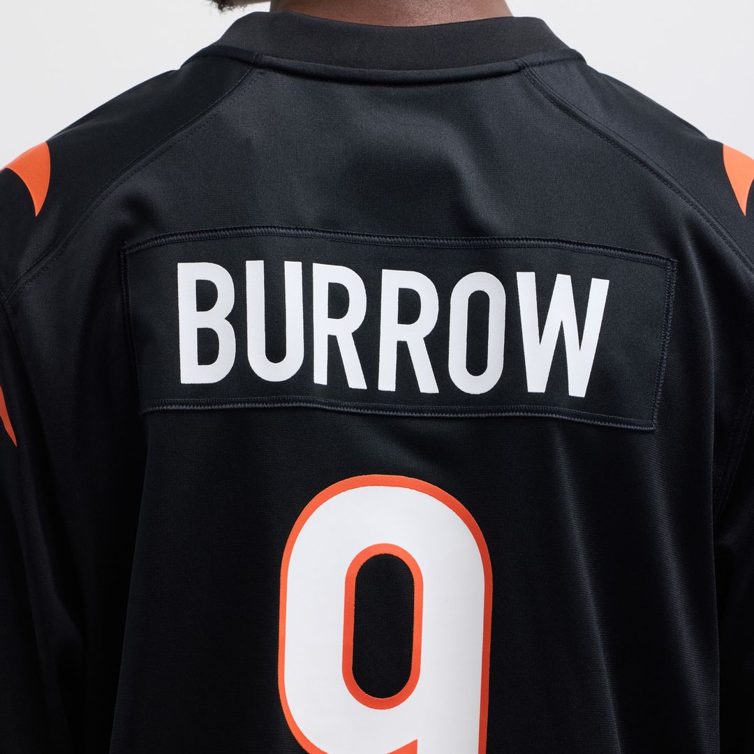 Joe Burrow Cincinnati Bengals Nike Player Game Jersey - Black Official NFL Team Apparel Football Fan Gear