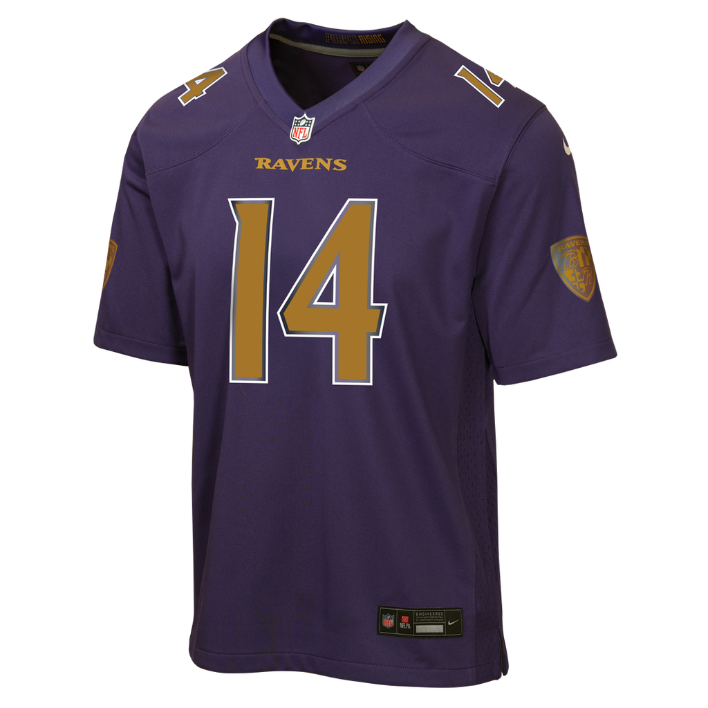 Kyle Hamilton Baltimore Ravens Nike Youth Alternate 2 Game Jersey - Purple Official NFL Team Apparel Football Fan Gear