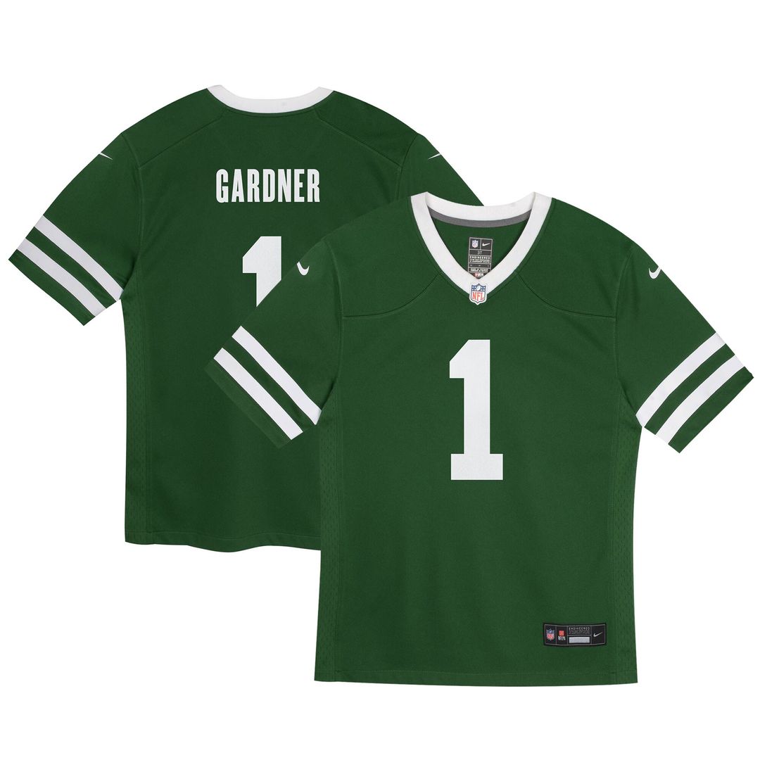 Ahmad Sauce Gardner New York Jets Nike Toddler Game Jersey - Legacy Green Official NFL Team Apparel Football Fan Gear