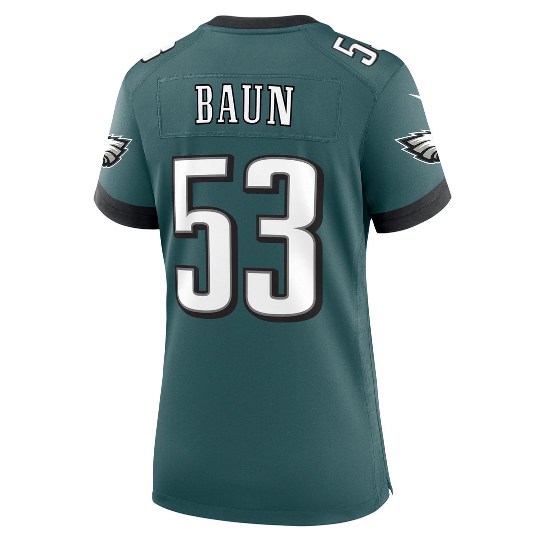 Zack Baun Philadelphia Eagles Nike Women's Game Jersey - Midnight Green Official NFL Team Apparel Football Fan Gear