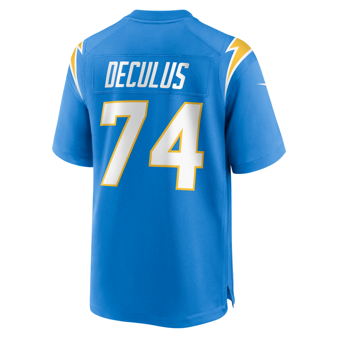 Austin Deculus Los Angeles Chargers Nike Team Game Jersey - Powder Blue Official NFL Team Apparel Football Fan Gear