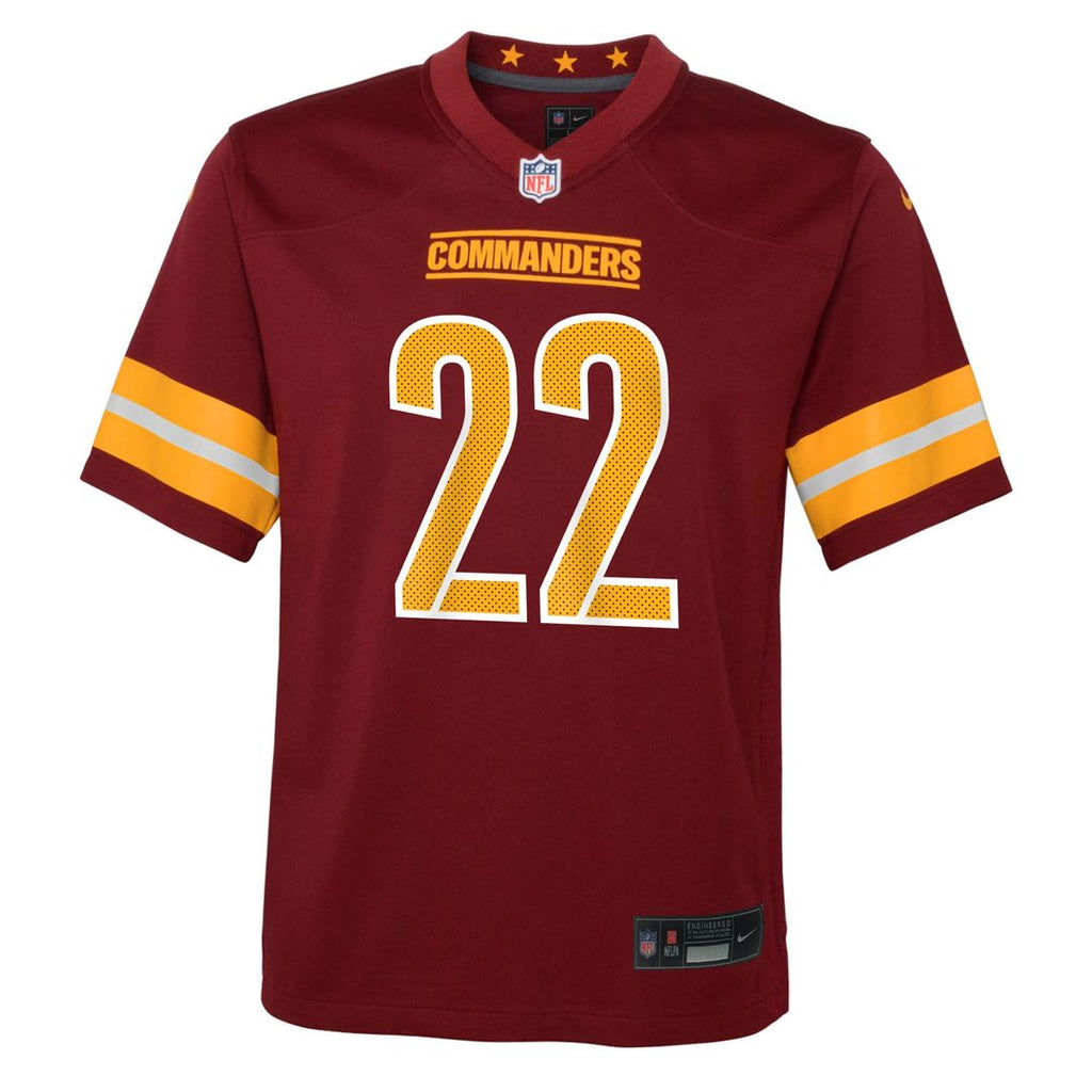 Jacory Croskey-Merritt Washington Commanders Nike Youth Team Game Jersey - Burgundy Official NFL Team Apparel Football Fan Gear