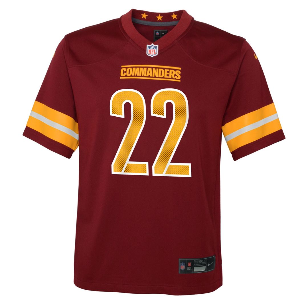 Jacory Croskey-Merritt Washington Commanders Nike Youth Team Game Jersey - Burgundy Official NFL Team Apparel Football Fan Gear