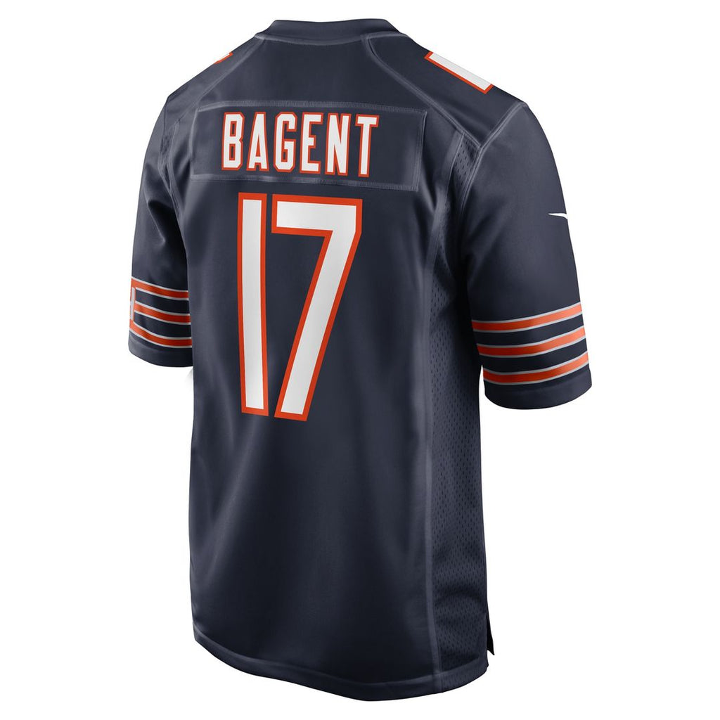 Tyson Bagent Chicago Bears Nike Game Jersey - Navy Official NFL Team Apparel Football Fan Gear
