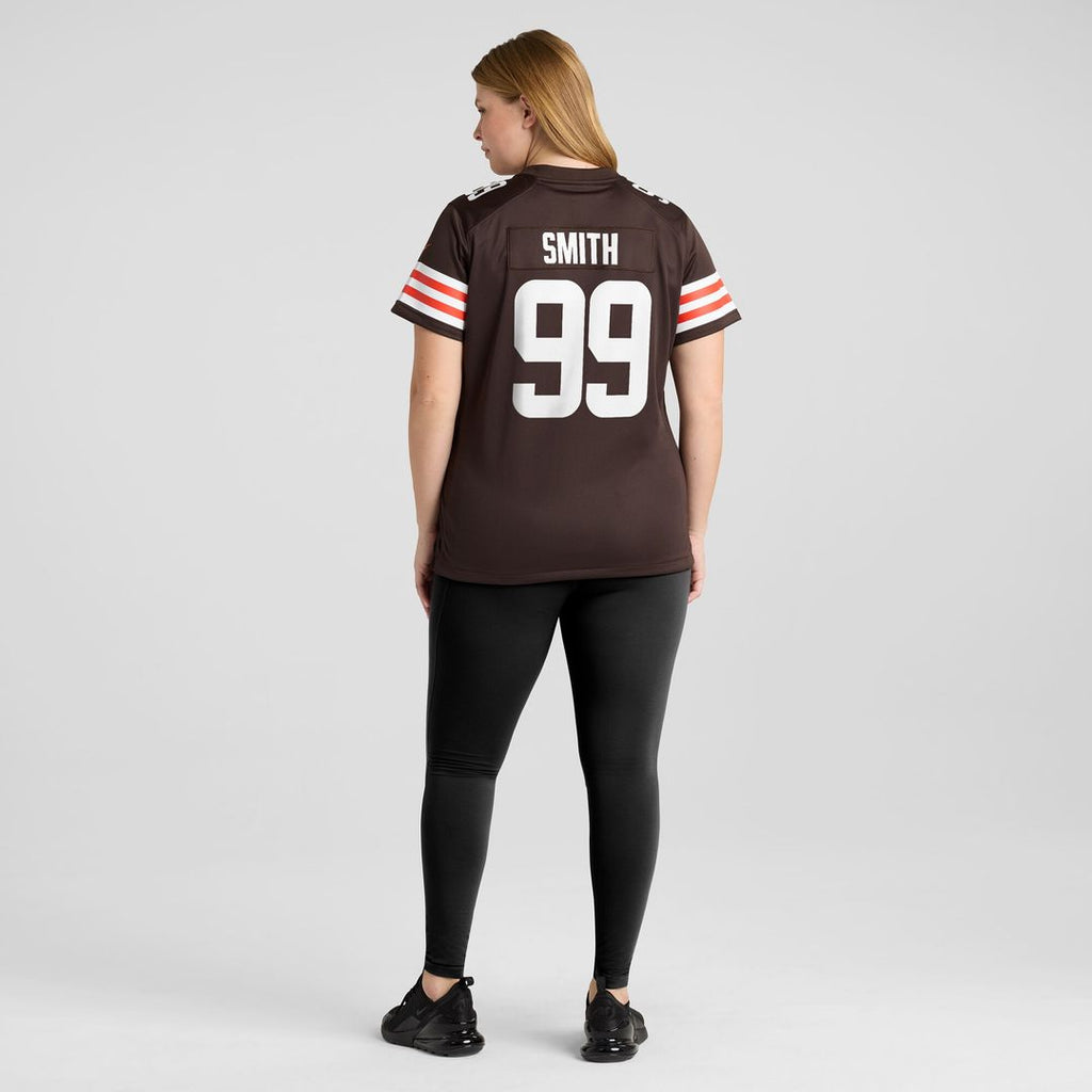Za'Darius Smith Cleveland Browns Nike Women's Team Game Jersey - Brown Official NFL Team Apparel Football Fan Gear