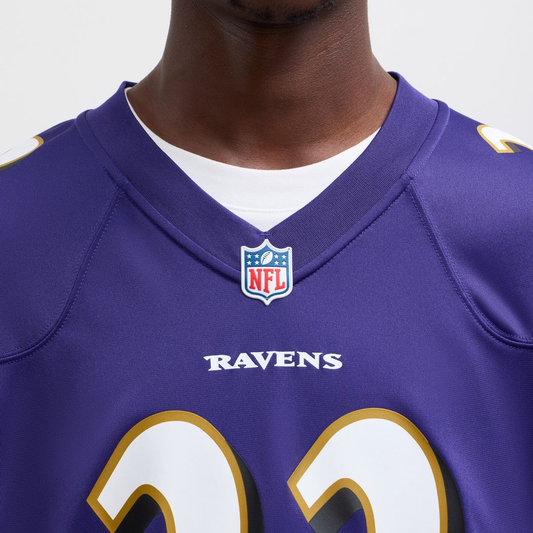 Derrick Henry Baltimore Ravens Nike Game Player Jersey - Purple Official NFL Team Apparel Football Fan Gear