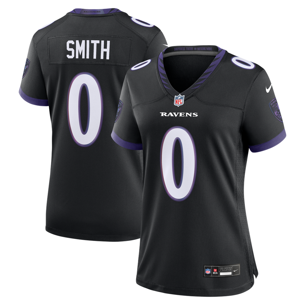 Roquan Smith Baltimore Ravens Nike Women's Alternate Game Jersey - Black Official NFL Team Apparel Football Fan Gear