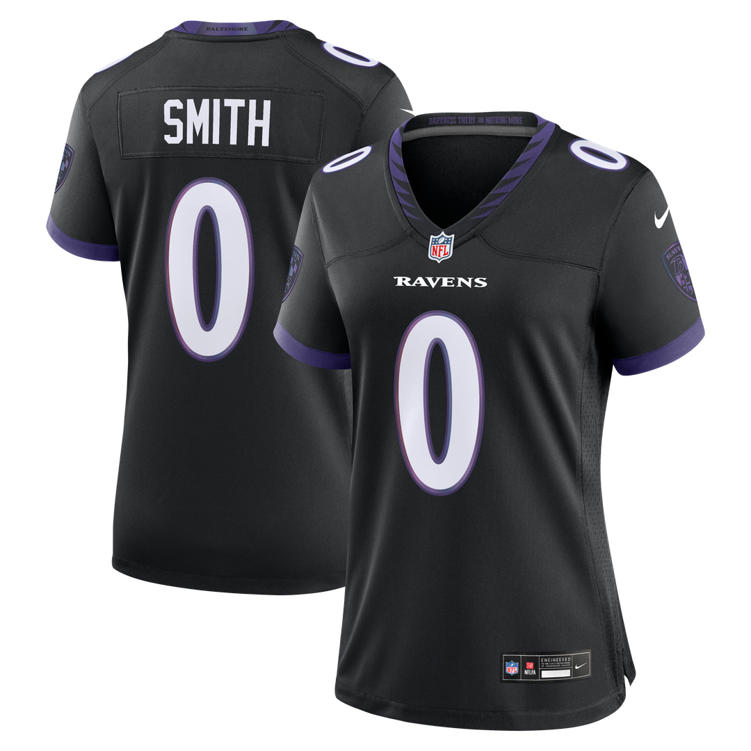 Roquan Smith Baltimore Ravens Nike Women's Alternate Game Jersey - Black Official NFL Team Apparel Football Fan Gear