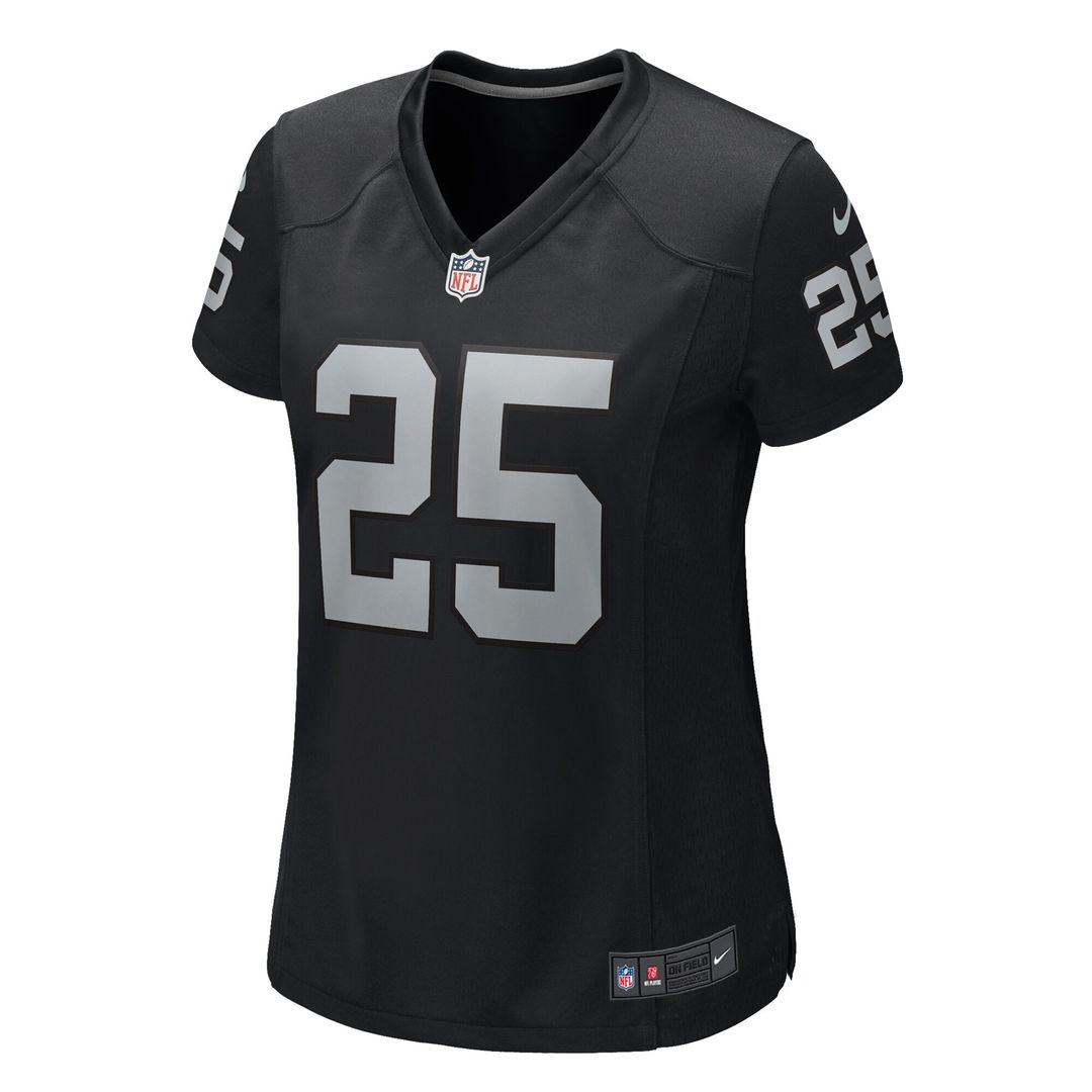 Decamerion Richardson Las Vegas Raiders Nike Women's Game Jersey - Black Official NFL Team Apparel Football Fan Gear