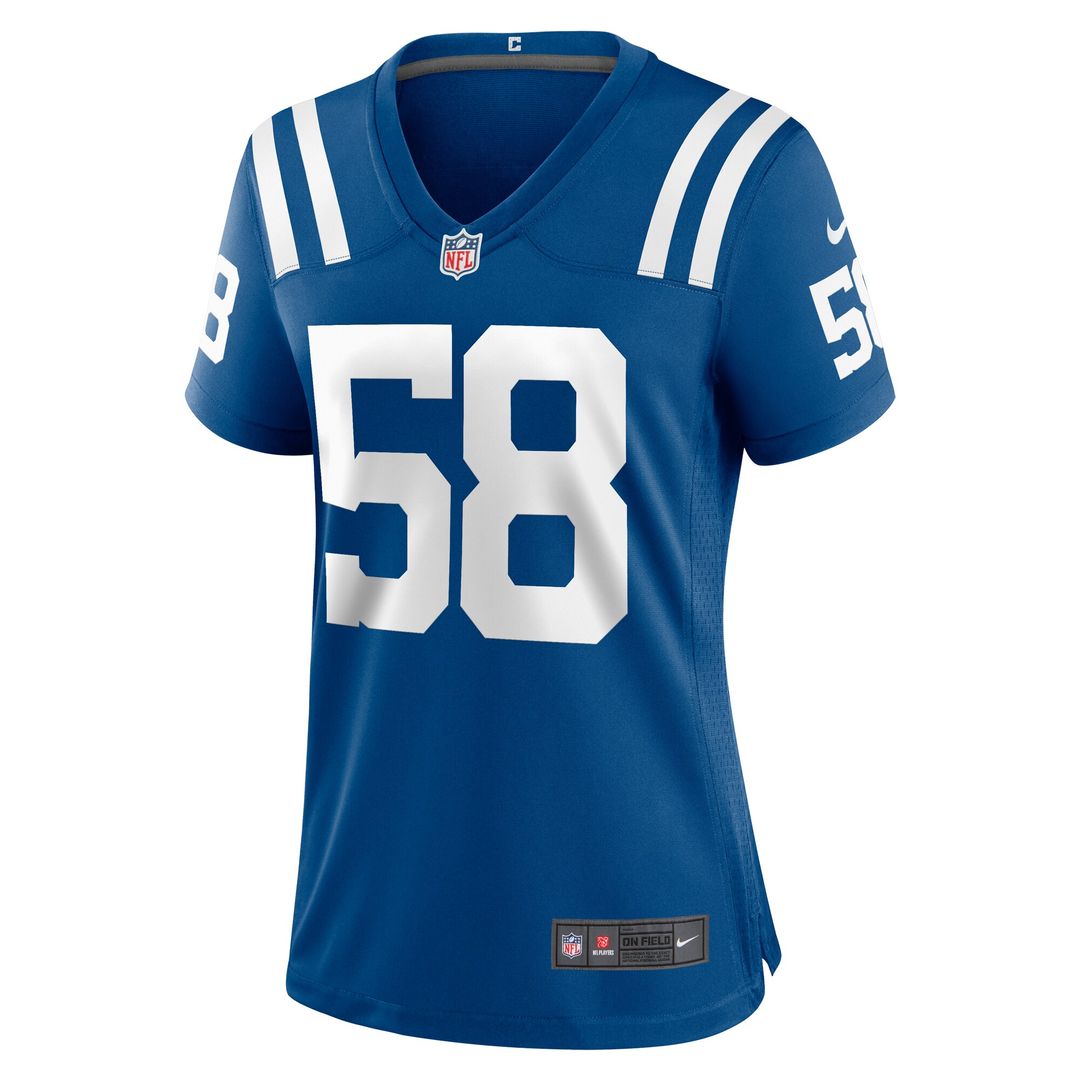 Austin Ajiake Indianapolis Colts Nike Women's Game Jersey - Royal Official NFL Team Apparel Football Fan Gear
