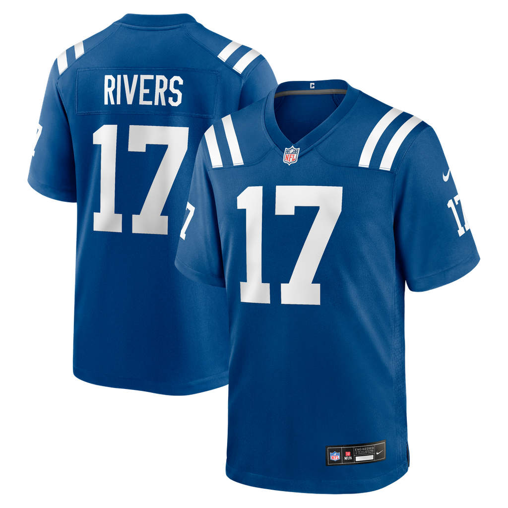 Philip Rivers Indianapolis Colts Nike Game Jersey - Royal Official NFL Team Apparel Football Fan Gear