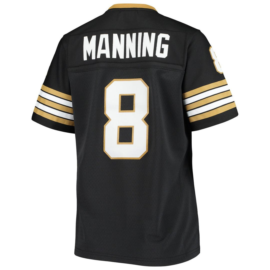 Archie Manning New Orleans Saints Mitchell & Ness Women's 1979 Legacy Replica Jersey - Black Official NFL Team Apparel Football Fan Gear