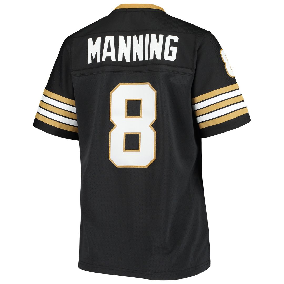 Archie Manning New Orleans Saints Mitchell & Ness Women's 1979 Legacy Replica Jersey - Black Official NFL Team Apparel Football Fan Gear