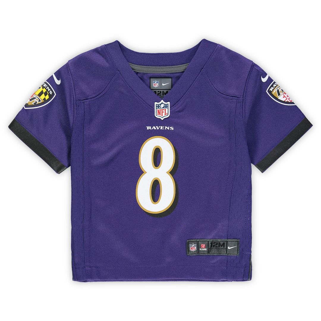 Lamar Jackson Baltimore Ravens Nike Infant Team Player Game Jersey - Purple Official NFL Team Apparel Football Fan Gear