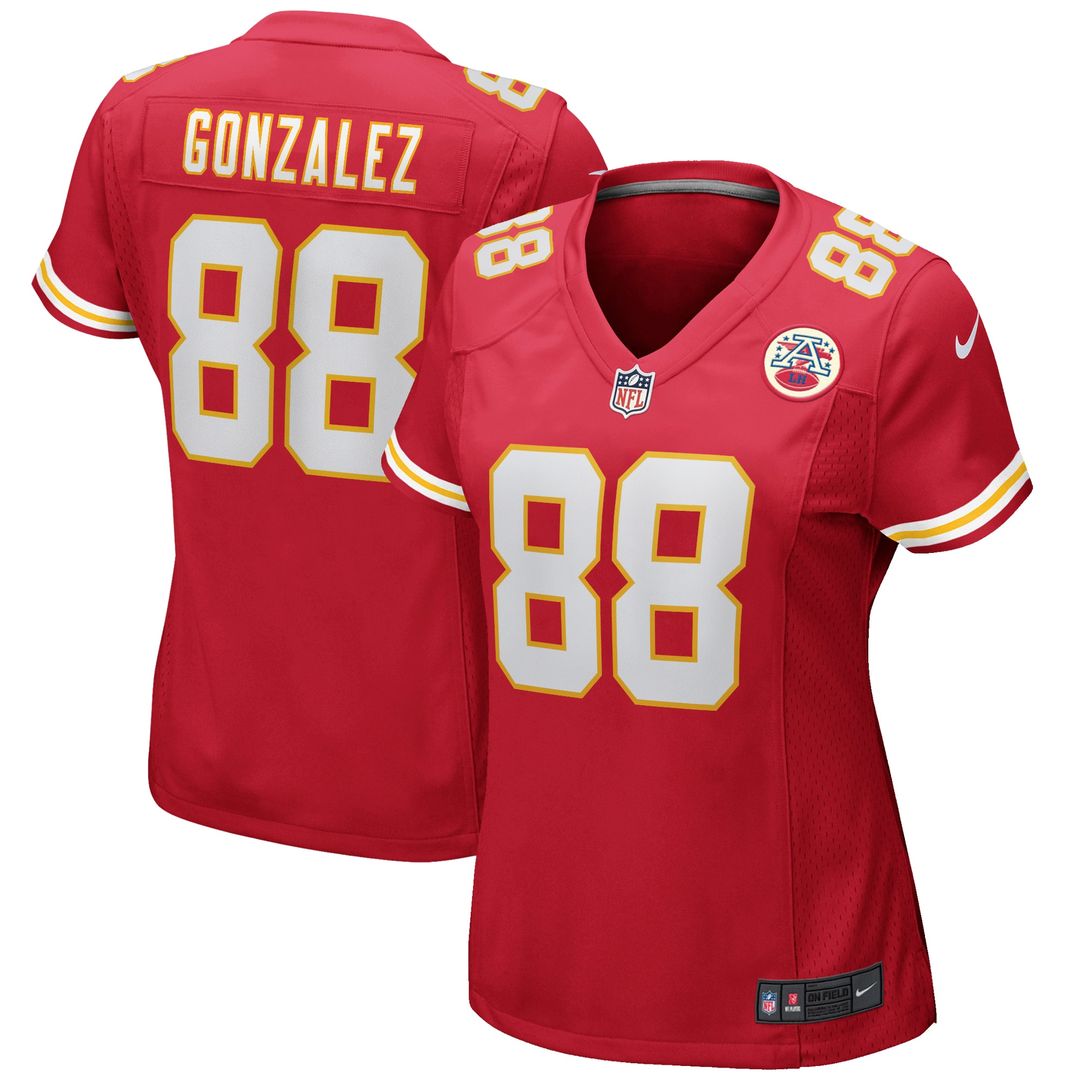 Tony Gonzalez Kansas City Chiefs Nike Women's Game Retired Player Jersey - Red Official NFL Team Apparel Football Fan Gear