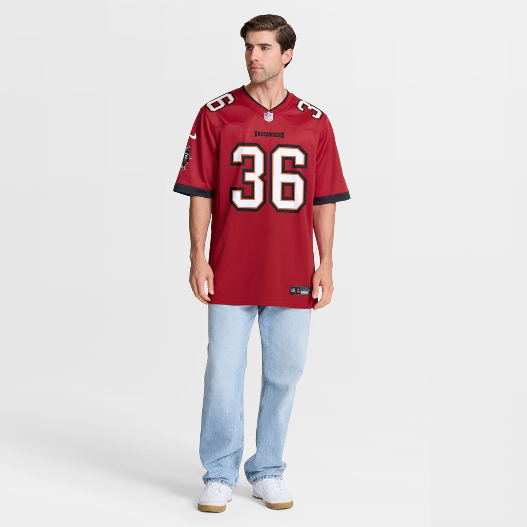 JJ Roberts Tampa Bay Buccaneers Nike Team Game Jersey - Red Official NFL Team Apparel Football Fan Gear