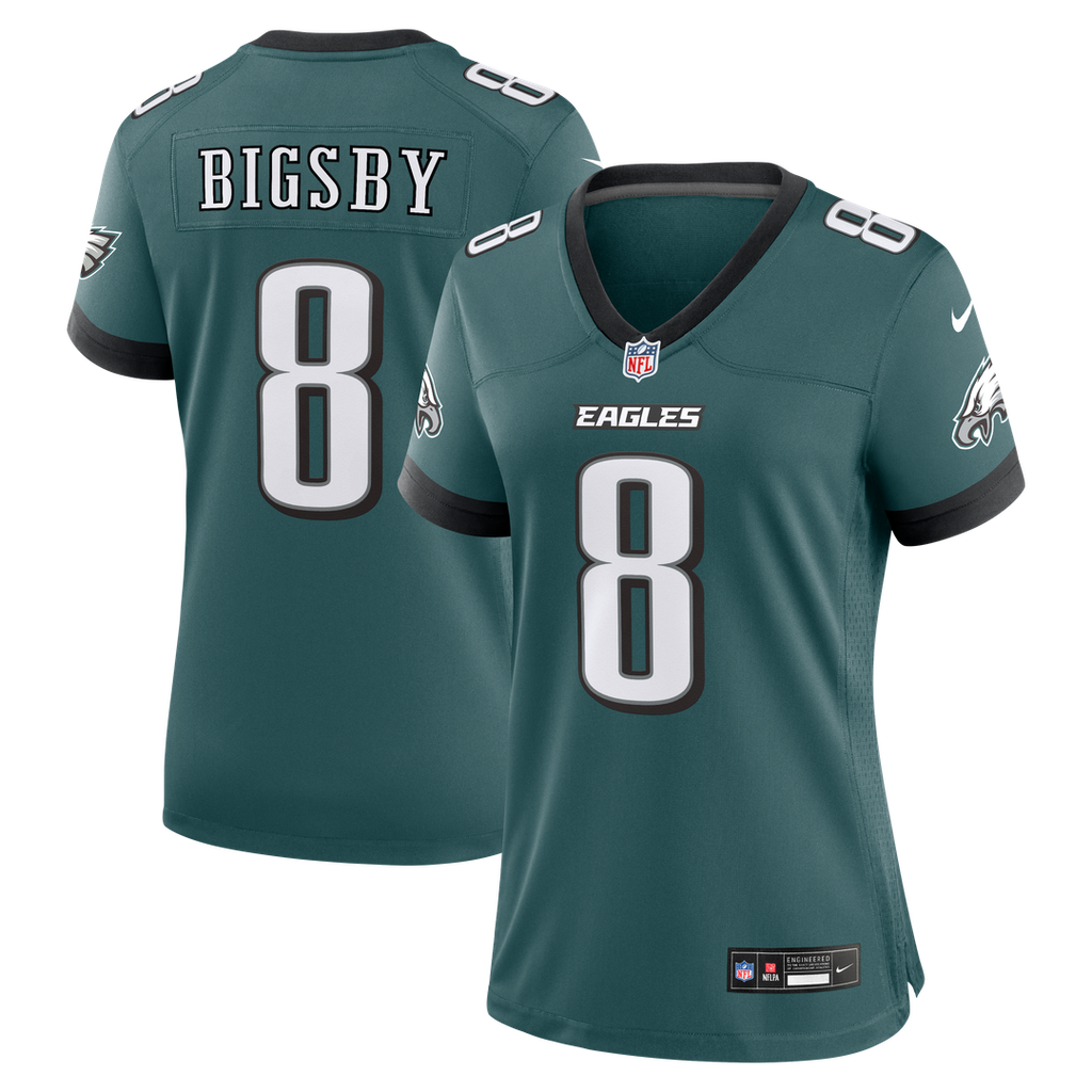 Tank Bigsby Philadelphia Eagles Nike Women's Team Game Jersey - Midnight Green Official NFL Team Apparel Football Fan Gear