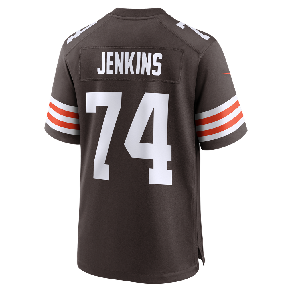 Elgton Jenkins Cleveland Browns Nike Team Game Jersey - Brown Official NFL Team Apparel Football Fan Gear