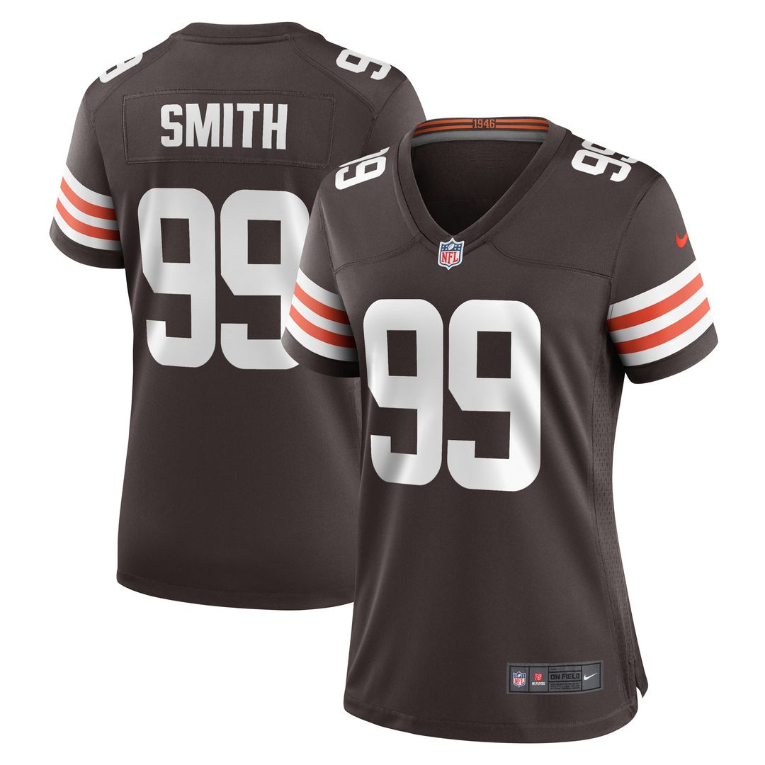 Za'Darius Smith Cleveland Browns Nike Women's Team Game Jersey - Brown Official NFL Team Apparel Football Fan Gear