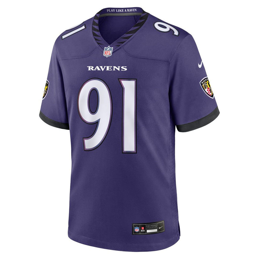 Trey Hendrickson Baltimore Ravens Nike Alternate Game Jersey - Black Official NFL Team Apparel Football Fan Gear
