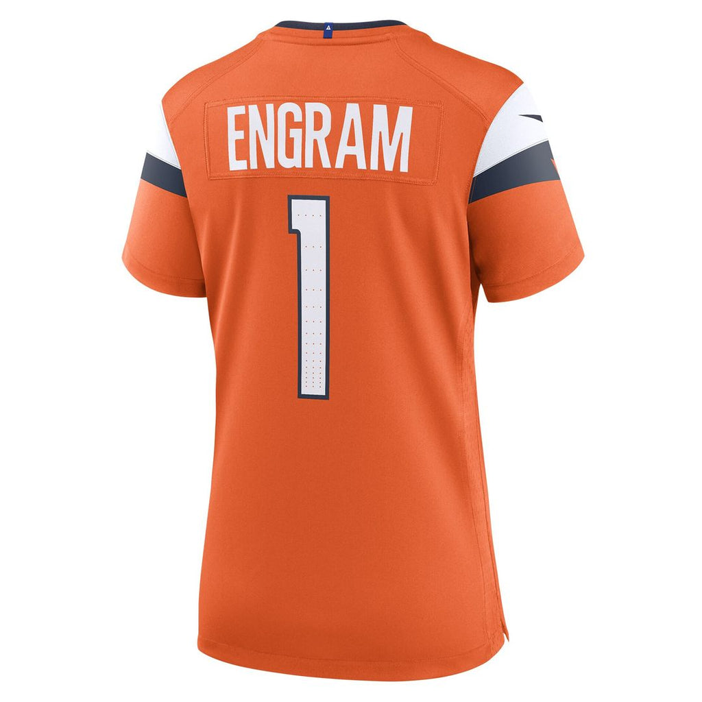 Evan Engram Denver Broncos Nike Women's Team Game Jersey - Orange Official NFL Team Apparel Football Fan Gear