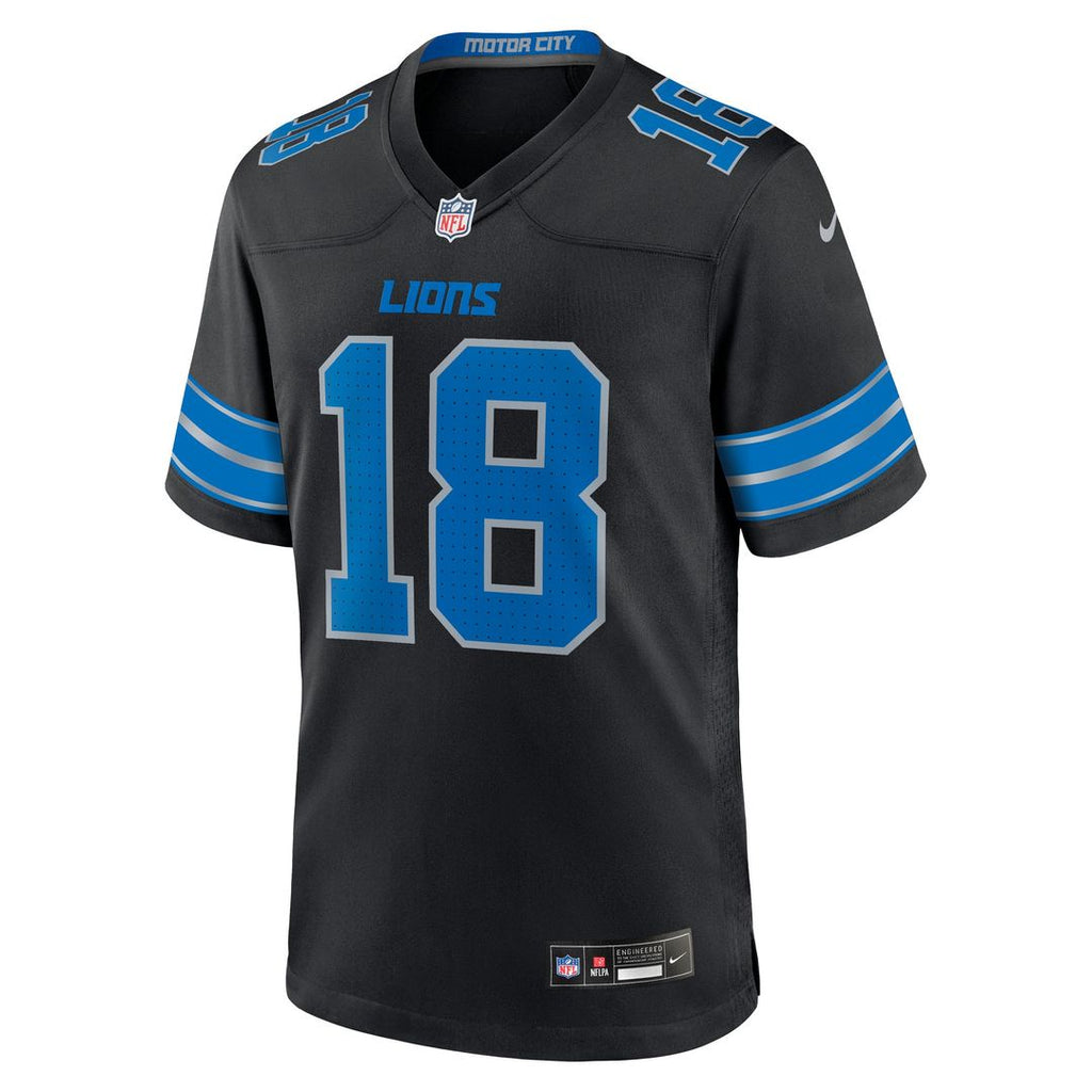 Isaac TeSlaa Detroit Lions Nike Alternate Game Player Jersey - Black Official NFL Team Apparel Football Fan Gear