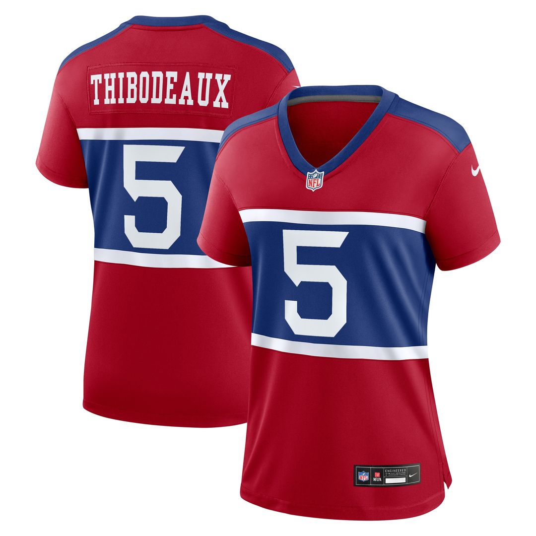 Kayvon Thibodeaux New York Giants Nike Women's Alternate Player Game Jersey - Century Red Official NFL Team Apparel Football Fan Gear