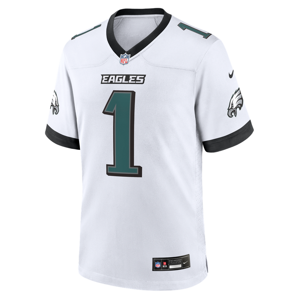 Jalen Hurts Philadelphia Eagles Nike Game Jersey - White Official NFL Team Apparel Football Fan Gear