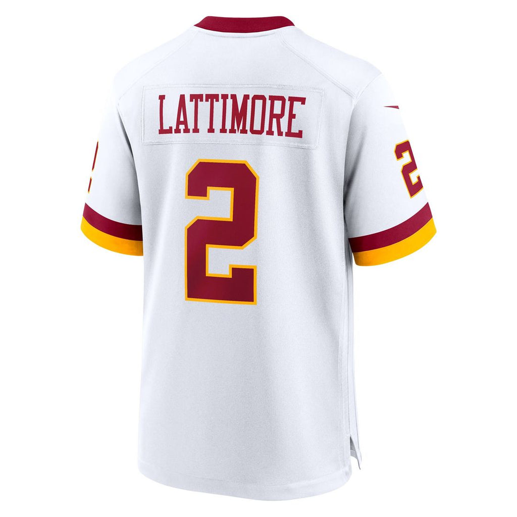 Marshon Lattimore Washington Commanders Nike Game Super Bowl Era Jersey - White Official NFL Team Apparel Football Fan Gear