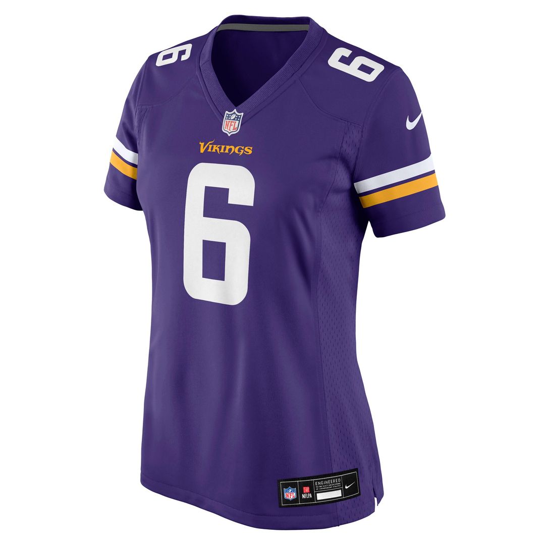 Dwight McGlothern Minnesota Vikings Nike Women's Team Game Jersey - Purple Official NFL Team Apparel Football Fan Gear