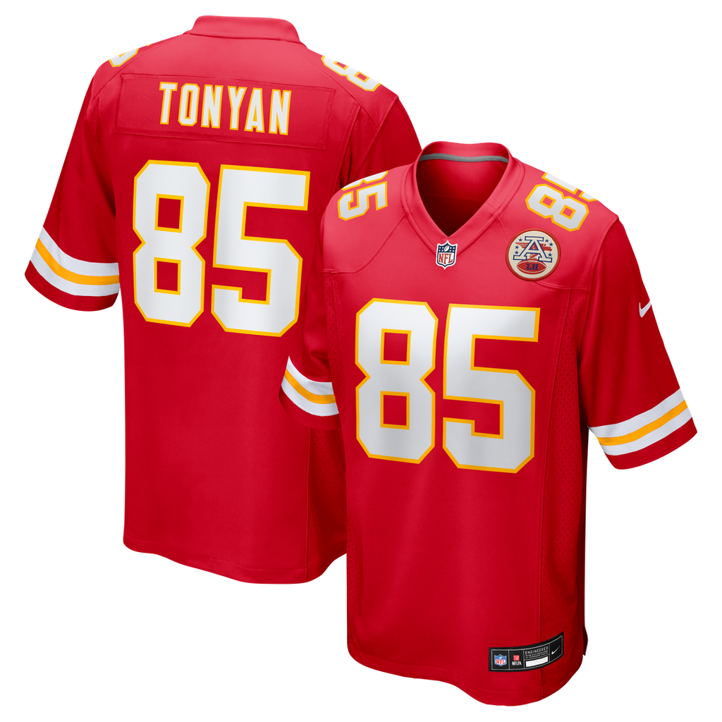 Robert Tonyan Kansas City Chiefs Nike Team Game Jersey - Red Official NFL Team Apparel Football Fan Gear