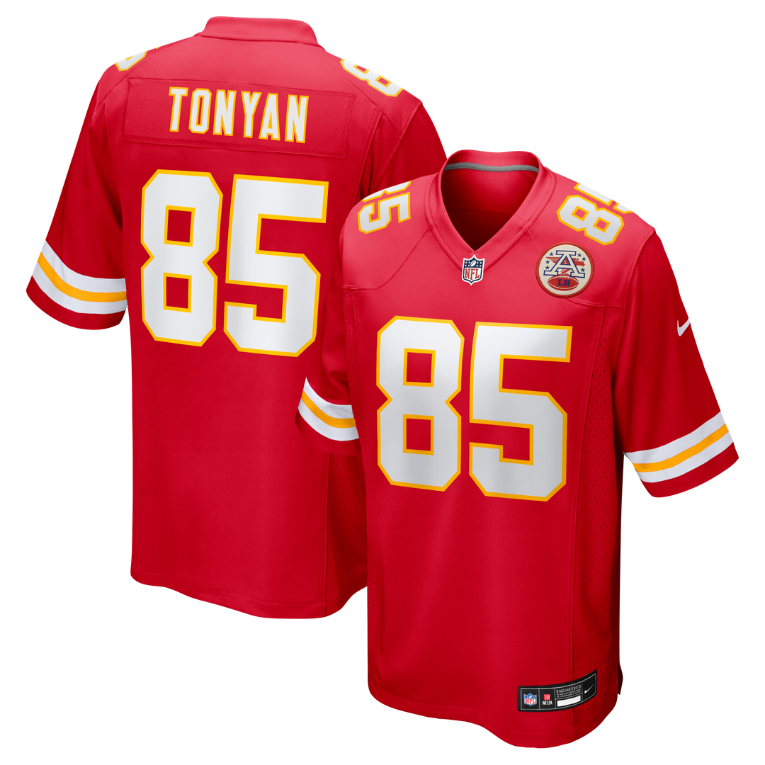 Robert Tonyan Kansas City Chiefs Nike Team Game Jersey - Red Official NFL Team Apparel Football Fan Gear