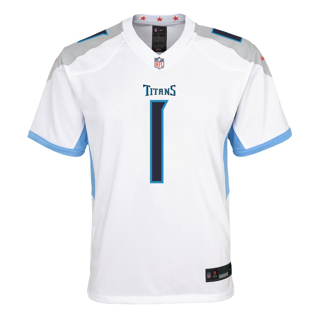 Cameron Ward Tennessee Titans Nike Youth White Game Jersey - White Official NFL Team Apparel Football Fan Gear