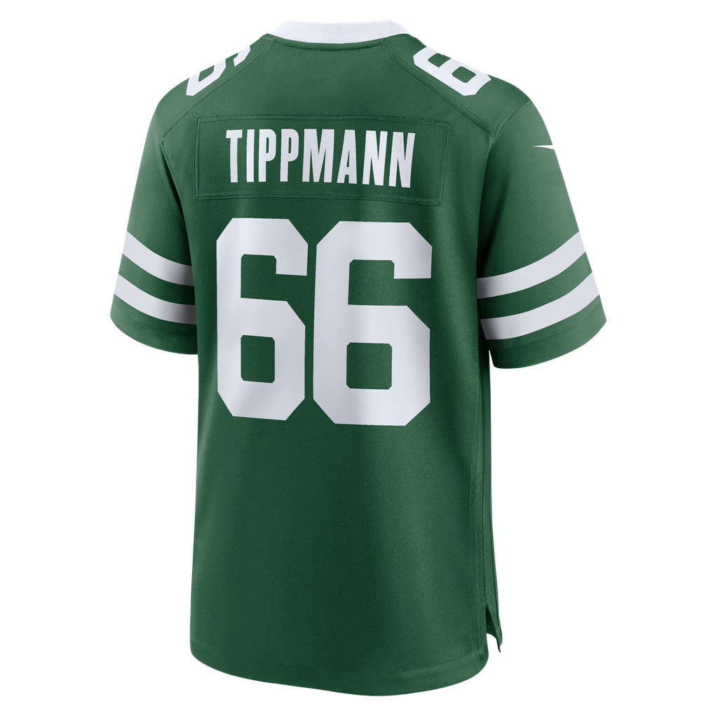 Joe Tippmann New York Jets Nike Team Game Jersey - Legacy Green Official NFL Team Apparel Football Fan Gear