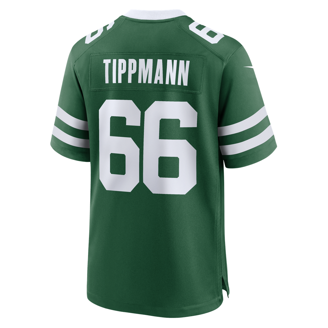 Joe Tippmann New York Jets Nike Team Game Jersey - Legacy Green Official NFL Team Apparel Football Fan Gear