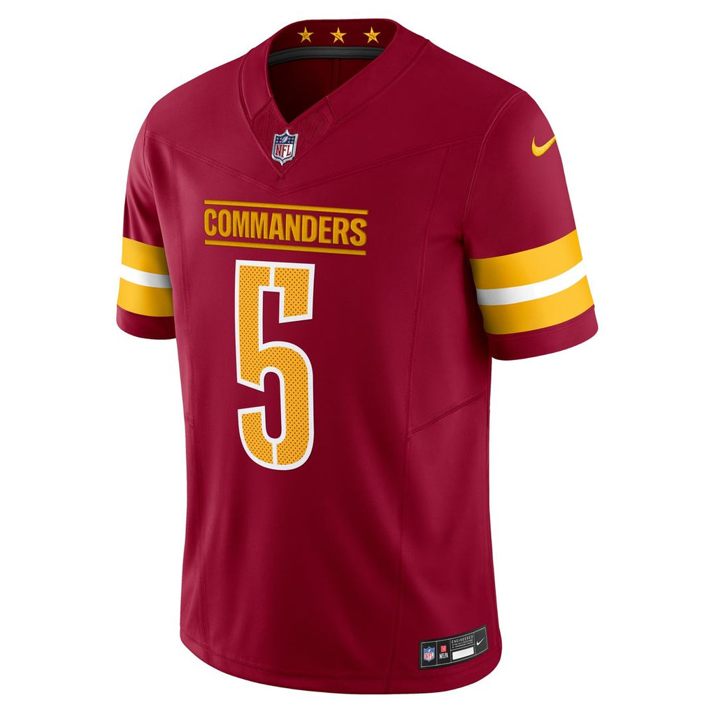 Jayden Daniels Washington Commanders Nike Vapor F.U.S.E. Limited Super Bowl Era Jersey - White Official NFL Team Apparel Football Fan Gear